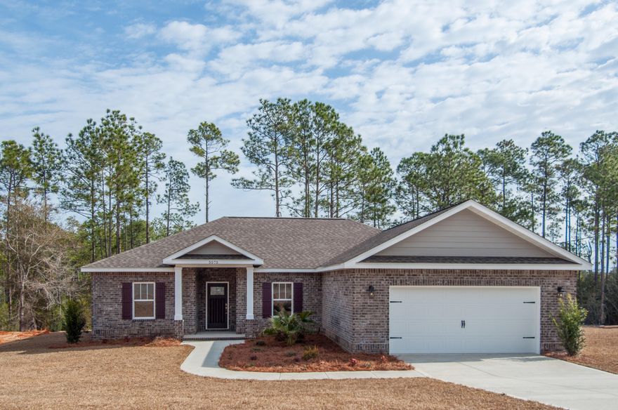 **NEW CONSTRUCTION built by local VA Approved Builder/Parade of Homes Winner** 1/2 acre lot with privacy to the rear. Beautiful community of Heritage Hills is surrounded by mature landscaping and within 5 mins to the newest developing Crestview areas (Publix). Easy commute to 7th SF Group & Eglin AFB, with NO HOA.No space wasted, be sure to note the mudroom located right off the garage.To include: granite in kitchen and both baths, carpet in bedrooms, tiled master shower, deluxe trim package, stainless appliance package,10ft ceilings, trayed master bedroom ceiling,18 pallets of sod, sprinkler system.