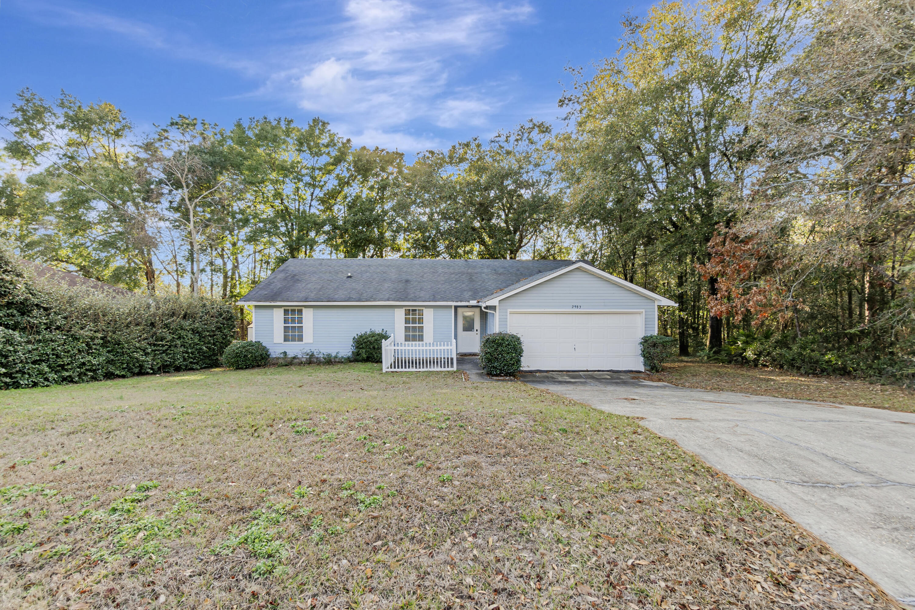 *Currently not considering subject-to/creative financing arrangements*Looking for privacy, space, and the perfect blend of comfort and potential? This 3-bedroom, 2-bathroom home sits on an impressive 1.25-acre lot, a rare find in South Crestview at this price! Surrounded by protected land to the rear, you can enjoy peace and tranquility with no future development--ensuring your backyard remains private for years to come. Step inside to find a cozy, well-maintained interior with real hardwood flooring in the living room and luxury vinyl plank (LVP) flooring throughout the bedrooms, creating a warm and inviting feel. Tile floors in the kitchen and bathrooms offer easy maintenance and durability. The spacious master suite boasts a double vanity, a walk-in shower, and an oversized walk-in closet for ultimate comfort.

Enjoy your morning coffee on the screened-in back porch, offering serene views of the lush landscape, or host gatherings on the back deck complete with a firepit, perfect for evening relaxation or entertaining guests.

Located just a short drive from military bases such as 7th Group, Duke Field, Eglin, and Hurlburt, as well as a quick trip to the beautiful beaches of the Emerald Coast, this home is perfectly situated for those who want privacy but need easy access to work and play.

While the home is ready to live in, it also offers an excellent opportunity to renovate and make it your own. Whether you're looking to update it to fit your personal style or expand the living space, this home is a blank canvas, and the potential is endless!

Don't miss your chance to own this rare property with a private, spacious lot in South Crestview. Schedule your tour today and explore the possibilities!

*Buyer to verify all facts deemed important to them*
