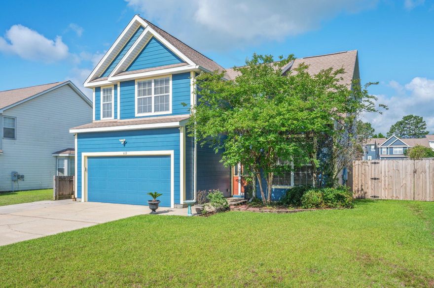 Welcome Home to Comfort, Style & Space in South Crestview! This beautifully updated two-story home in the desirable South End of Crestview is move-in ready and packed with charm. Freshly painted inside and out, it features brand-new luxury vinyl plank flooring on the main level and soft, new carpet upstairs--perfect for modern living with a cozy twist. The open-concept layout is ideal for entertaining, with two spacious living areas and a kitchen that shines with all brand new stainless steel appliances. Upstairs, you'll find all bedrooms.  The oversized primary suite is a true retreat, boasting double vanities, a garden tub, separate shower, private water closet, and a generous walk-in closet. Sandy Ridge Estates is close to schools, shopping, and has easy access for commuting. Schedule your tour today and fall in love with your next home!