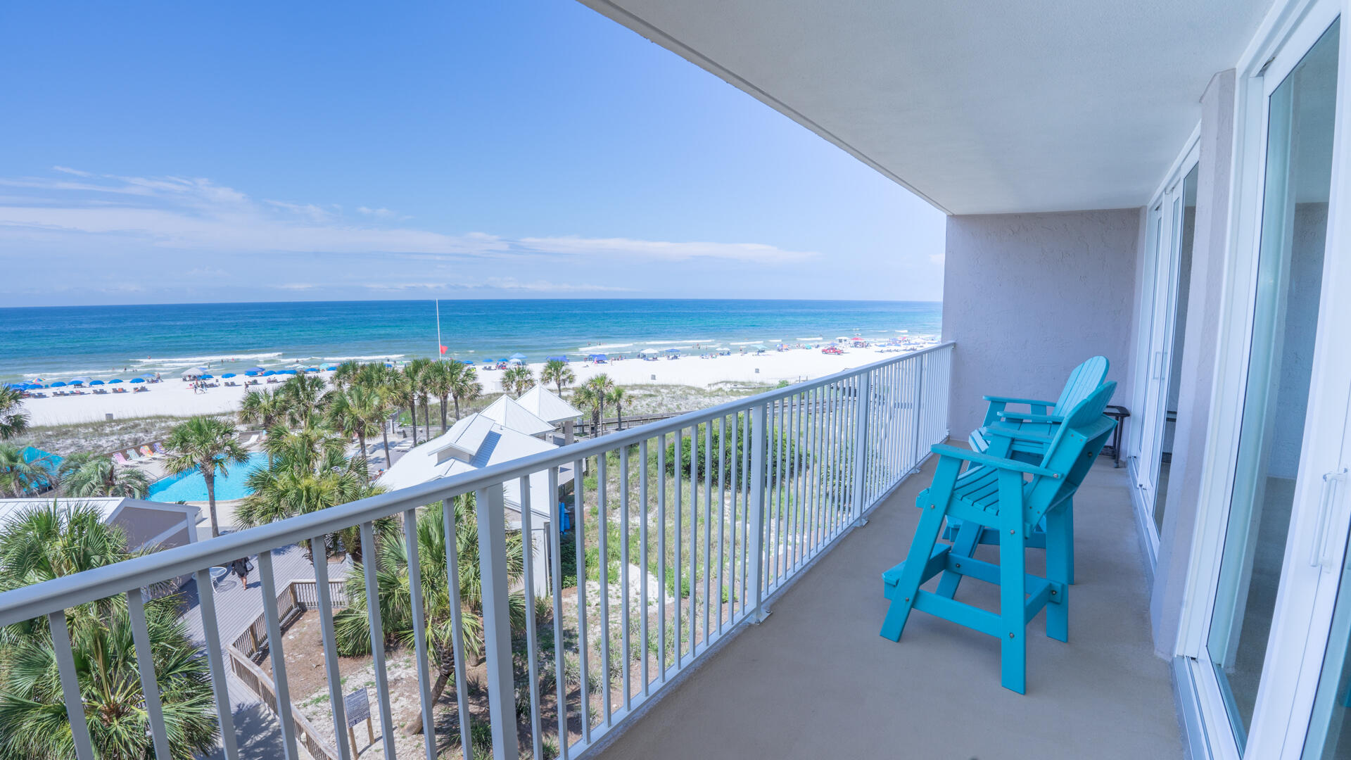 **Dunes of Panama** B Building 2BR/2BA with covered parking. Amazing 2 bedroom 2 full baths 1190 sq. ft. Gulf views from Kitchen, Living room, Dining area and Master Bedroom. Well Maintained Condo that has been a non-rental. Fully Renovated!! Beautifully furnished throughout. New sliding glass doors and windows. Large balcony overlooking the Gulf of Mexico and two of three pools. Rental ready with fully equipped Kitchen and washer/dryer. Condo is great for Primary Home, Second Home or Rental Investment. Dunes Of Panama has so many amenities, you can enjoy beach, volleyball, tennis, exercise room, snack shack, grills, picnic area and three pools for your sunning pleasure. All dimensions are approx.