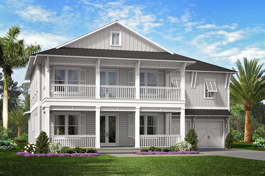 Rental projections - $150,000! Home is almost complete (projecting November)- photos coming soon! This open floor plan offers plenty of space for entertaining and preparing meals in the gourmet kitchen. There's a spacious master on the first floor with an additional master suite upstairs. Upstairs you will find 3 bedrooms, an office space, and bunk room with 4 sets of bunks for the little ones. All bedrooms (including bunk room) have walk in closets and private baths. Over 1,000 SqFt in covered porches including a huge screened porch off the back of house with barbecue area. With a private pool and located just steps from the private, deeded beach access this house is desirable to any buyer.