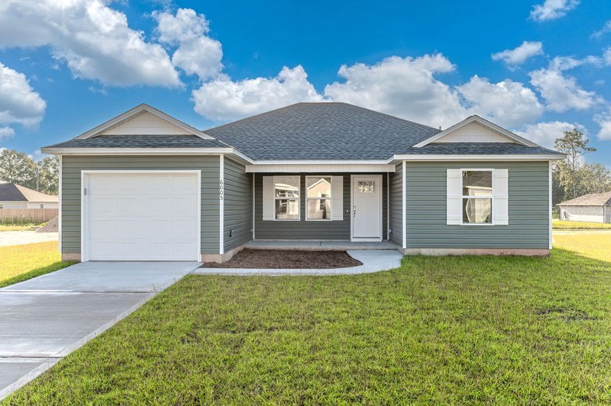 Quality Hometown Builder is offering  Closing costs up to $12,500, PLUS a Ref., Washer and Dryer! Qualifying buyers can get into one of these NEW, Affordable, QUALITY homes with very little or ZERO (0) down - but hurry, funds go fast.  And you will be so pleased with this energy efficient, very nice home in a good location - Solid wood cabinetry, granite countertops, 'luxury' vinyl flooring through-out.   This location is convenient to the South end and Eglin via alternate routes not available on the South end of town, and yet enjoy the amenities of North Crestview, which are many!    Let us help making home ownership simple!