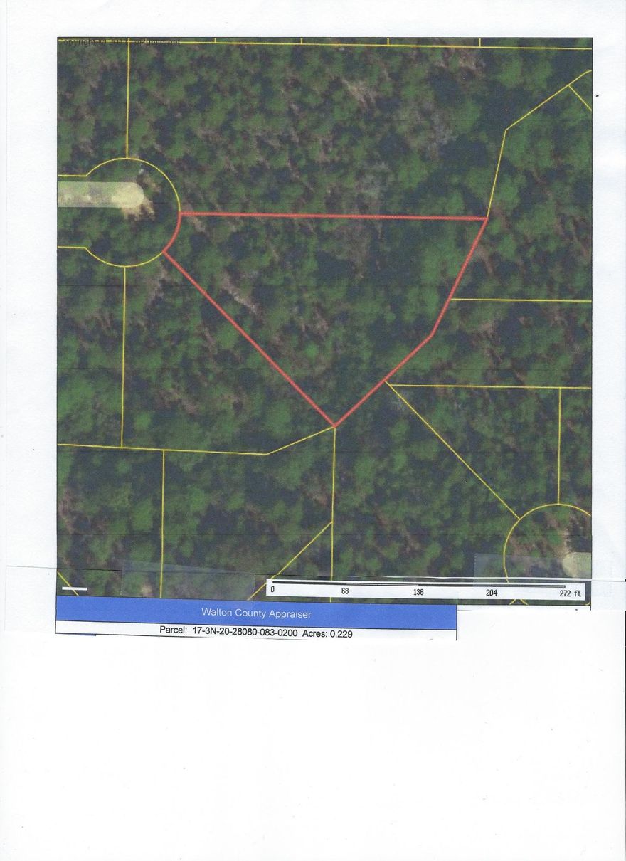 Nice residential lot located in Mossy Head and close to Crestview, I-10, and Defuniak Springs. Great price in a fast developing area. Survey available. This lot is at the end of a cul-de-sac and is in a quite and peaceful location. Buy now and hold for the future while price is low.