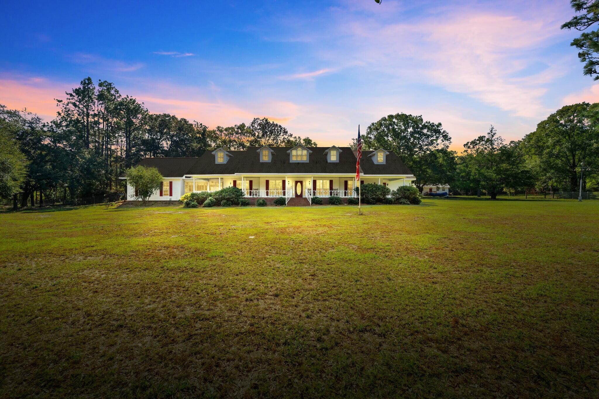 Expansive 2,946 sq ft. Ranch on 20 acres of scenic woodlands with over 200 pine trees planted.  Discover the ultimate private retreat on Douglas Ferry Road.  This sprawling ranch-style home sits on 20 acres with a peaceful quiet setting that's perfect for nature lovers and those seeking seclusion. Schools are Vernon Elementary, Vernon Middle School and Vernon High School.