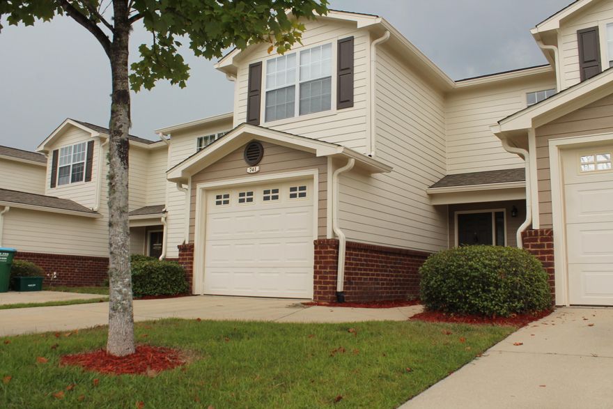 One of three new listings for 3 Bedroom, Move-In-Ready townhomes on the market in southwest Crestview! Plus, living in Eagles' Landing allows you to bypass the daily traffic nightmare of Hwy 85, from P.J. Adams to I-10! Use the south entrance to Eagles' Landing, off of Antioch Rd., and you miss most of the Hwy 85 daily gridlock! In addition to the kitchen and combined living / dining area, this floorplan features a 1/2 bath / laundry room combo on the bottom floor; and 3 BRs upstairs. Off the back patio is open common space, so you won't feel crowded in!(Photos are representative of Eagles Landing properties, and may not be of this specific townhome. Do not rely on photos for style / color of flooring / paint.)