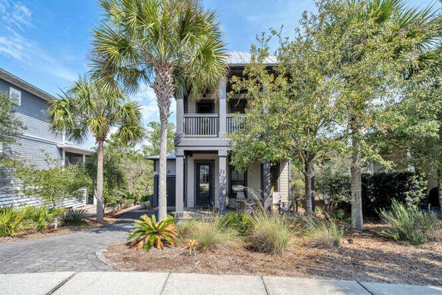 The perfect family beach home awaits you and is move in ready nestled between the idyllic communities of Rosemary and Alys beach.  This home is situated in a peaceful location just steps from the bike path to Rosemary beach and the future location of the soon to be constructed owners only pool. Boasting beautiful hardwood floors, 3 bedrooms and 3 baths and a warm and inviting kitchen and great room area it is perfect for unwinding after a fun filled day at the beach.  The beautiful sugar sand beaches of 30A are a short tram ride away or you can enjoy a day at Seacrest's amazing waterfall pool. Home is being sold fully furnished and with an excellent rental income history.