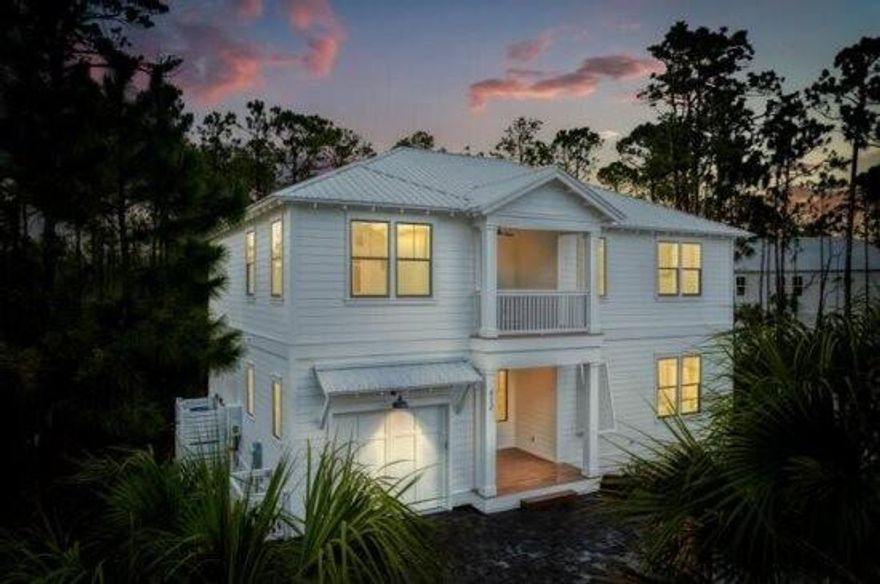 Welcome to coastal living at its finest! Nestled in the highly sought-after Treetop Development. This exquisite new construction residence is now available and presents $125,000+ in rental opportunity.  Perfectly positioned at the end of a quiet cul-de-sac, 412 Redbud Lane promises not only a home but a haven where tranquility meets luxury. This thoughtfully designed home boasts 4 bedrooms and 4 1/2 baths, offering the perfect blend of space and comfort. The convenience of a primary bedroom on the 1st floor adds a touch of accessibility, while the second floor introduces a versatile flex space, ideal for additional living or the creative option to incorporate bunk beds for a playful touch. Step inside to discover an open floor plan adorned with premium features, including luxury vinyl plank (LVP) flooring, custom tile accents, and quartz countertops. The attention to detail is evident, ensuring a seamless transition into your new beach paradise.
As you explore, revel in the scenic views of the natural wetlands from your private outdoor living space. The large garage provides secure parking and storage, completing the practicality of this coastal gem.
Being part of the Treetop development comes with exclusive perks. Residents of 412 Redbud Lane enjoy access to a private community pool, a refreshing oasis just steps away from home. Deeded beach access and a convenient tram service provide seamless transportation to the pristine beaches located at the Villas at Sunset Beach Condos in Seacrest.
Experience the added security and peace of mind that comes with a gated community, a hallmark of the Treetop development. Conveniently located off Highway 98, entry into Seacrest Beach is a breeze, allowing you to effortlessly explore the enchanting coastal towns along 30A. Whether you're seeking a personal retreat or an investment opportunity, this home offers the ideal combination of coastal charm and modern convenience.
Take advantage of the opportunity to stroll or bike to neighboring coastal gems like Seacrest Beach, Rosemary Beach, Kiaya Beach and Alys Beach. Discover the vibrant array of world class shops, restaurants, and entertainment options that await you!
