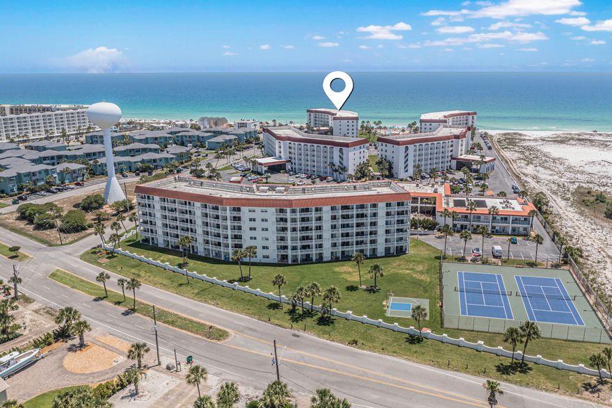 Live where others vacation! Enjoy coastal living at its finest in this beautifully furnished 2-bedroom, 2-bathroom Gulf-front condo. This turnkey rental offers stunning views and a comfortable, move-in-ready space perfect for embracing the beach lifestyle. The community features an impressive array of amenities including multiple pools, saunas, a fully equipped fitness center, tennis courts, and more. On-site laundry facilities add convenience, while the well-maintained grounds provide a true resort-style atmosphere. No pets allowed. Don't miss this opportunity to live right on the Gulf!