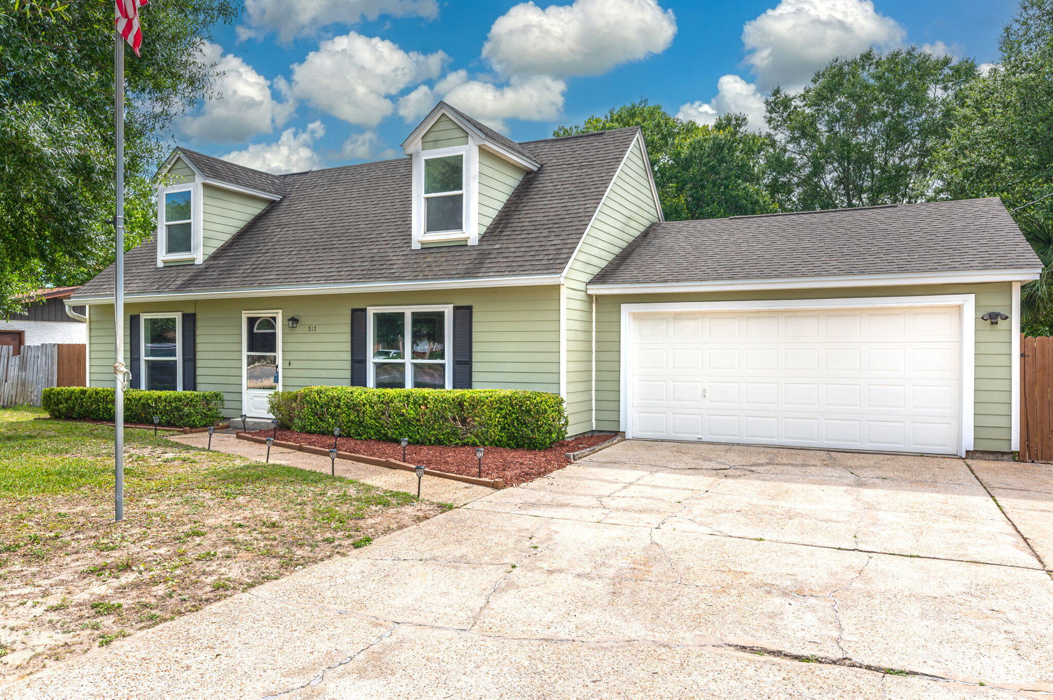 NEW Roof Coming Soon! Newly Renovated 4 Bedroom / 2 Bath Home in the Heart of Fort Walton Beach! Features & Upgrades include: New Copper Wiring / New Lawn Pump / New Paint / New Carpeting & Vinyl Plank / New Kitchen Counters & Backsplash / 2015 Tankless Gas Hot Water Heater / Stainless Steel Appliances / Eat-In Kitchen / Large Screened Porch / Yard Building / X-Large Fenced Back Yard / Double Paned Windows / Sprinkler System / Hardie-Plank Siding / 2 Car Garage / Indoor Laundry Room (Washer & Dryer included) / New Light Fixtures & Ceiling Fans / Custom Tile Shower / New Bathroom Vanity / Flag Pole. Conveniently Located Close to Shopping / Restaurants / Schools. Approx 4.5 Miles to Hurlburt Field / 7.5 Miles to Eglin AFB and only 5 Miles to the BEACH & ALL the FUN this area has to offer! Buyer to Verify all Dimensions and Information!