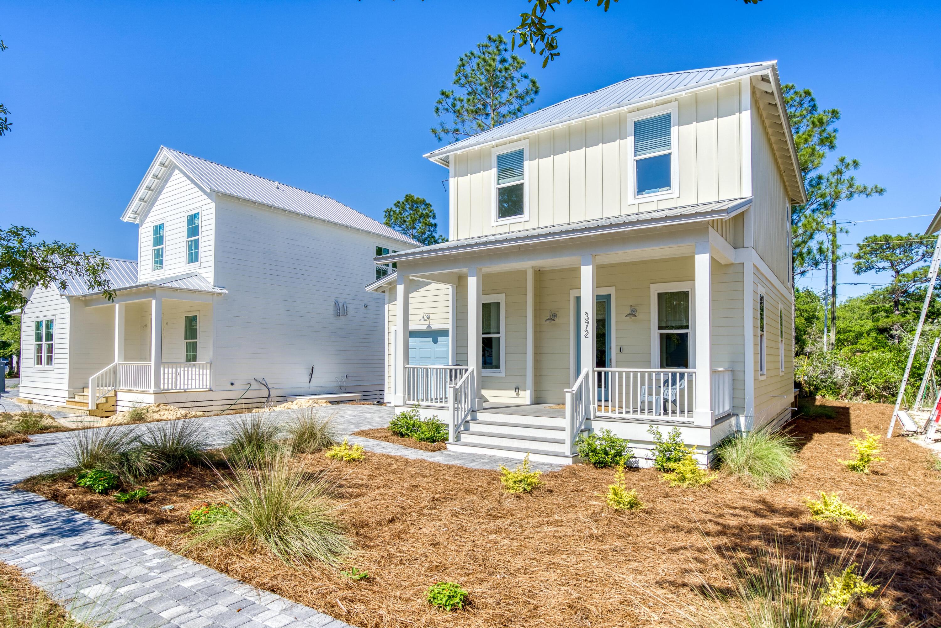 Charming like-new home located in the heart of Santa Rosa Beach in the private gated neighborhood of Hidden Grove. Upon entering this cozy community you'll notice the mature trees and well-manicured landscaping with tree-lined streets and winding lighted sidewalks perfect for family walks to start or end your days. There's also a fantastic neighborhood pool with abundant lounging space and restroom facilities on-site and all surrounded by beautiful trees and vegetation that gives it a hidden secluded feel. As you approach 372 Marlberry Trace, you'll notice the classic paver driveway, convenient attached garage, and a cozy front porch that welcomes you inside. Step through the front doors and there's a spacious open layout with...