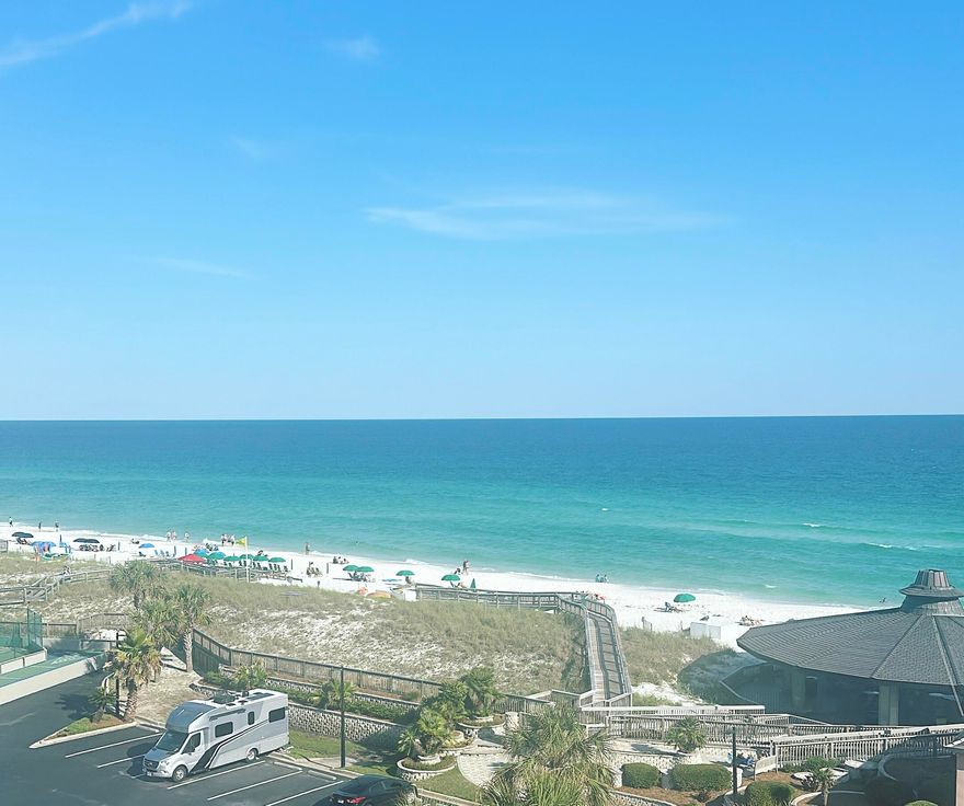 Updated, gulf front condo with spectacular view! Wake up and enjoy coffee on your balcony watching the waves come in. Walk out your door to the elevators or the new stair wells and go down to your complimentary beach chairs and watch the dolphins swim by. Once the day is done you can finish with dinner at one of the many grills and then take a dip in the heated, saltwater pool. This unit is turnkey and stays booked year round! Jetty is a gated community and known for repeat guests who come back year after year.Rental listing can be seen herehttps://www.jettyeast.com/vrp/unit/Unit_519A-116-15