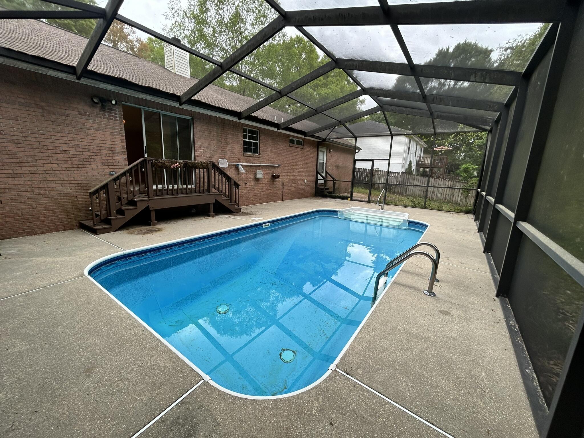 Make your appointment today to rent this all Brick home with no carpet all tiled flooring. Take a dip in the enclosed pool or lounge in the spacious living room. Enjoy lots of natural light through the large windows. Located on the south of town I-10. Close to all Military bases.