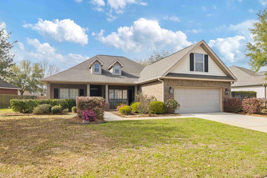 **NOW OFFERING $5K CREDIT TO BUYER!** Turnkey Hammock Bay ~ Orchard Community! This 2,605 sq. ft. residence offers an inviting open floor plan with a split-bedroom layout, featuring a spacious primary suite, two additional bedrooms, a dedicated office, and a formal dining area. Home boasts a waterfront pond view and is fully updated!  Airy, open-concept kitchen; perfect for entertaining. The second-floor bonus room provides endless possibilities as a fourth bedroom, playroom, or media room!Hammock Bay is known for its top-tier amenities, including multiple pools, biking trails, tennis and basketball, pickleball, dog park, disc golf, clubhouse, and fitness center! Located just 20 minutes from beaches of 30A, I-10, and easy access to shopping and dining!