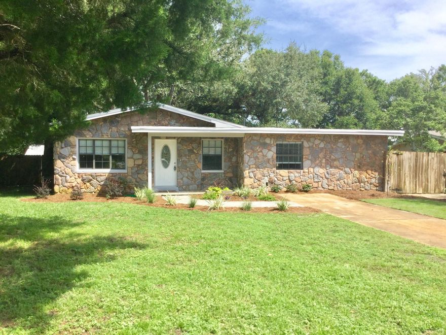 1644 total sqft/New from Roof-to Bamboo Flooring/ Soft-Close Custom Cabinets/ Split floor plan/Custom tile showers in both bathrooms/New Appliances-Pro-gas stove/ HVAC New/ Hot Water Heater New/ Large fenced Lot/ Great Location near both military bases/ Yard building with Lighting/Power/ Sprinkler System on Well Water/Master Bedroom w/en-suite and walk in closet/Bonus Room