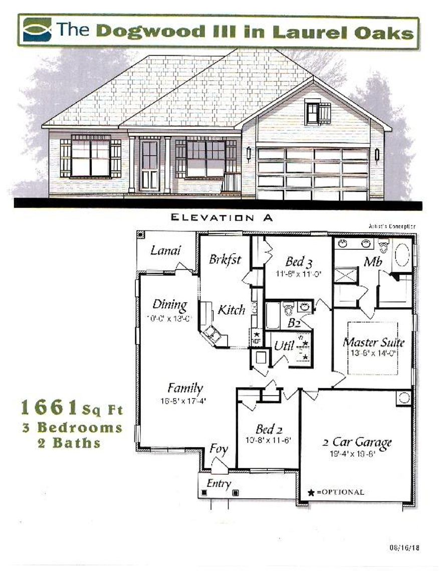 Laurel Oaks is one of the newest communities in the Freeport area! Our Dogwood III floor plan has 1661 sq.ft. with 3 bedrooms and 2 baths. Brick exterior, low e-vinyl windows, covered entry, covered back patio, 2 car garage, and landscaping package with automatic sprinkler system are just a few of the exterior finishes on the home. Interior finishes include 9 ft ceilings, laminate, tile, and carpet floor coverings, brushed nickel fixtures, double vanity and walk-in closet in the master bath, and granite counter tops. Some of the upgrades include cased windows and crown molding in most of the home, a trey ceiling in the Master Bedroom, a tiled shower and tub deck in the Master Bath, and a fenced-in back yard.
