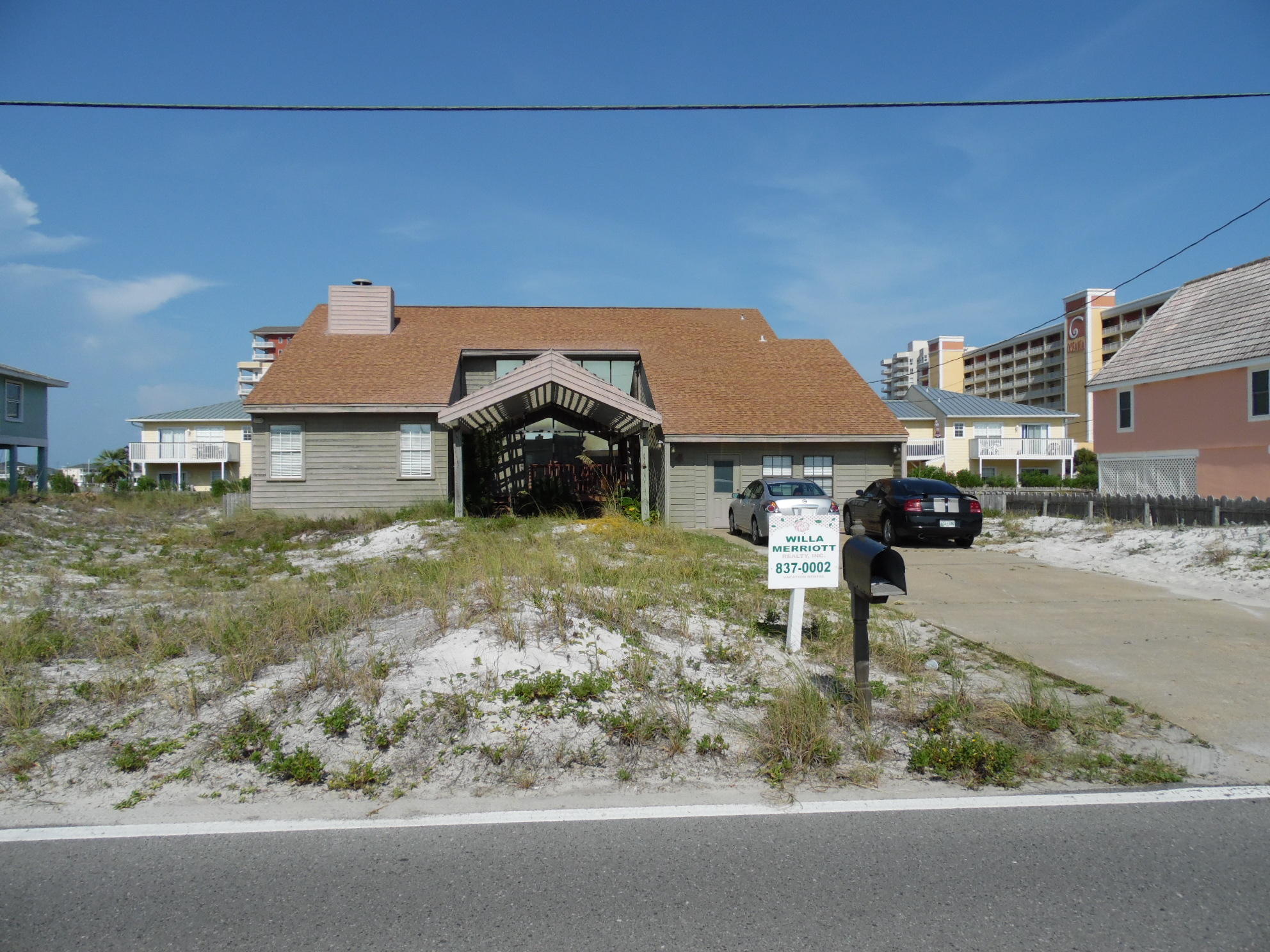 This is a perfect lot to build your dream home. With a three story you will have a great view of the Gulf. Take a drive by and get a feel for what you could build on this level lot. No trees to contend with, no clearing just design and build.