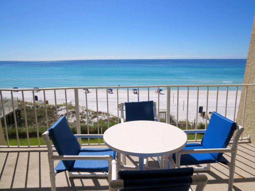 SPECTACULAR VIEWS  DIRECT GULF FRONT! PROJECTED GROSS RENTAL INCOME OF $50,000! Beach House units rarely go on the market & are great vacation rental units. This two bedroom, two bath unit has been owned by the same owner for a long time. She uses it a lot, sometimes for a month at a time. The HVAC, hot water heater, refrigerator, & stove are all under two years old. Kitchen counter tops are granite, kitchen cabinets have been refaced, & there is a nice tile backsplash. Beach House is a relatively small low-rise complex with an abundance of beach space so crowds are never a problem. Located ideally on Scenic Gulf Drive a short distance from many fun restaurants, Winn-Dixie grocery store, & the Silver Sands outlet mall.