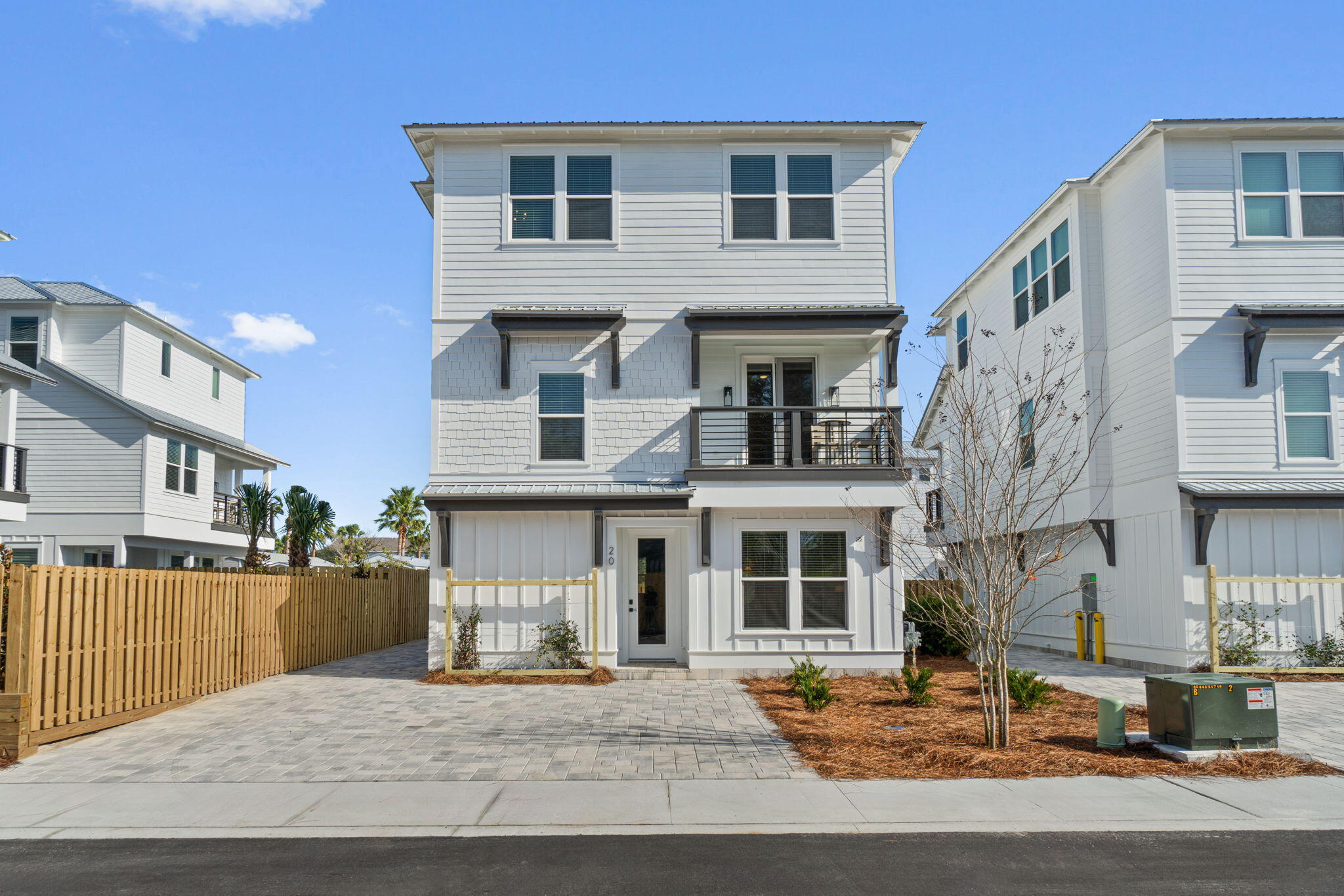 Welcome to Blue Ohana, 20 N Payne. The second of 8 true luxury investment built homes. Elevating the essence of modern coastal chic, these residences are masterfully designed to optimize short-term rental returns while offering an unparalleled guest experience. Each expansive 2,998 square foot home features 7 elegantly appointed bedrooms, each with its own luxurious ensuite bathroom. The multiple common areas are perfect for entertaining, equipped with wet bars and chef-worthy kitchens featuring high-end GE Monogram appliances, including a gas range and tankless water heaters. Professionally curated interiors boast furnishings from Pottery Barn and Williams Sonoma, creating a sophisticated yet inviting ambiance. Outdoors, indulge in the ultimate relaxation with a spacious 20x10 private heated gunite pool that completes this luxurious haven, ensuring an exceptional experience for both investors and guests alike. Projections from $165-180k+ with management in place and ready to go! Now open to show!