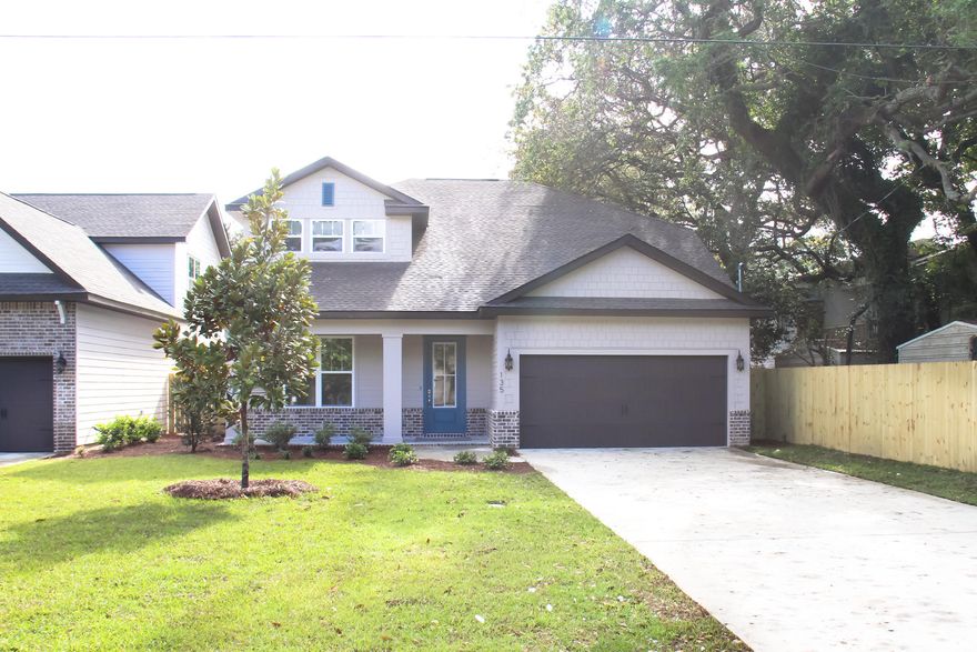 NEW CONSTRUCTION!! Beautiful home built in the most sought-after area in Ft. Walton! Right off of Brook St. and walking distance to downtown, golf cart anywhere! This 4 bedroom 3 1/2 bath, 2,989 sq ft new home includes features like upgraded Kenmore appliances, granite counter tops, custom trey ceiling, wood plank tile, crown molding, custom baseboards and trim throughout, his/hers closets, upstairs bonus room, walkout attic storage, laundry room, luxury landscaping, sprinkler system and so much more! Call to schedule a showing as these homes will go fast!