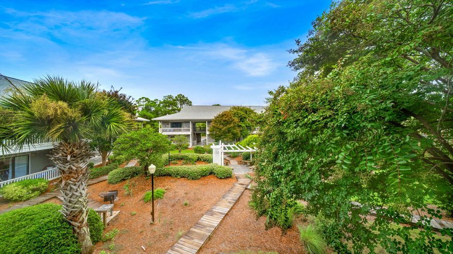 Beachy Charm Meets Peaceful Evenings on 30A!This adorable 1-bed, 1-bath condo is the perfect coastal retreat, featuring a fully furnished, super-cute beach decor. Step out on your private balcony, shaded by a beautiful tree alive with birdsong--a magical spot to unwind after a day in the sun. The open living area includes a sleeper sofa, comfortably accommodating additional guests. Located right on 30A, you're just a short stroll to the sugar-white sands and emerald waters. Whether you're seeking a weekend getaway or a savvy investment, this turnkey gem is ready for you!