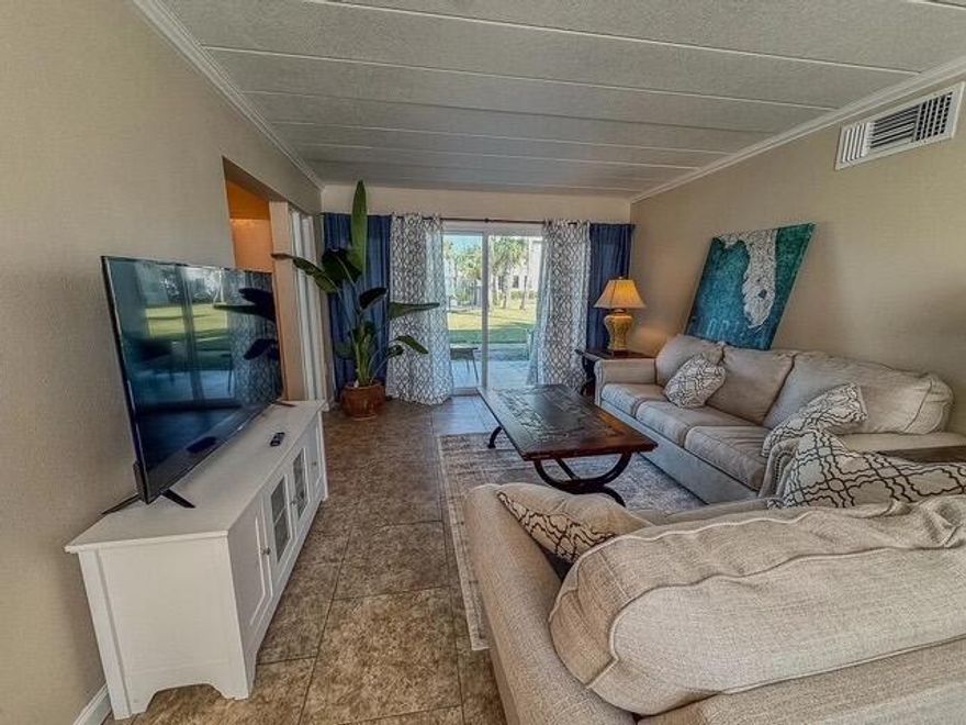 This unit is beautifully updated throughout with modern decor and a mix of coastal vibes that makes you feel like you are on vacation when you first walk in. Turn key and fully furnished  this unit is ready to make it your AirBnb, VRBO and YOUR vacation home  with short term and long term rentals allowed.The patio has views of the lush green courtyard and community pool. Steps away is your private beach area with access to the inter coastal waterway where you can use your paddle boards, jet skis or even your boat can anchor so your family and friends can get on and off or watch some beautiful sunsets over the Gulf of America in the distance.Located minutes from dining, shopping and the beautiful white sandy beaches of the Emerald Coast.Make this investment your best one yet call now