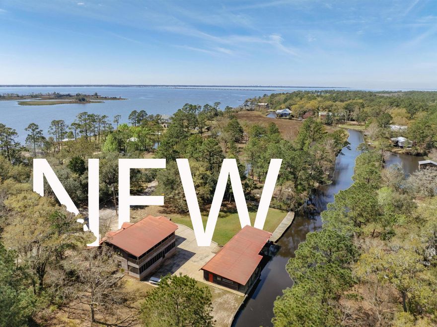 PRICED TO SELL!Old Florida waterfront living at 602 Pitts Bayshore Drive, Freeport. Situated on an oversized double lot (.79 acres), this 4-bedroom, 3-bath home with 2,475 sq. ft. of space invites you to embrace both family comfort and the luxury of life on the water.From the moment you arrive, the canopy of majestic live oaks welcomes you into a property that feels timeless, private, and full of possibility. The setting is truly unmatched 195 feet of protected canal frontage provides quick and easy access to Choctawhatchee Bay and the surrounding rivers, making every day feel like a boating adventure waiting to happen. This home is designed for the waterfront lifestyle with two fully covered boat slips with lifts, private boat launch for effortless days on the water and a fully powered boathouse workshop with dual entry doors for storing gear and equipment. Fall in love with the expansive yard space for gatherings, outdoor entertaining, or simply enjoying the natural beauty.

Step inside and large windows bring the outside infilling the home with light while framing serene water views. With spacious living areas, multiple bedrooms for family or guests, and a location that balances quiet neighborhood living with easy access to Highway 98, this home is ideal as a primary residence, vacation retreat, or investment property.

What sets 602 Pitts Bayshore apart is the lifestyle it offers mornings spent fishing off your dock, afternoons on the boat exploring Choctawhatchee Bay, and evenings under the oaks enjoying the peaceful coastal breeze. Here, every detail echoes the charm of Old Freeport while providing modern updates like a new AC system (2025).

This is more than a homeit's a place where families can grow, memories can be made, and the luxury of waterfront living can be yours every day.