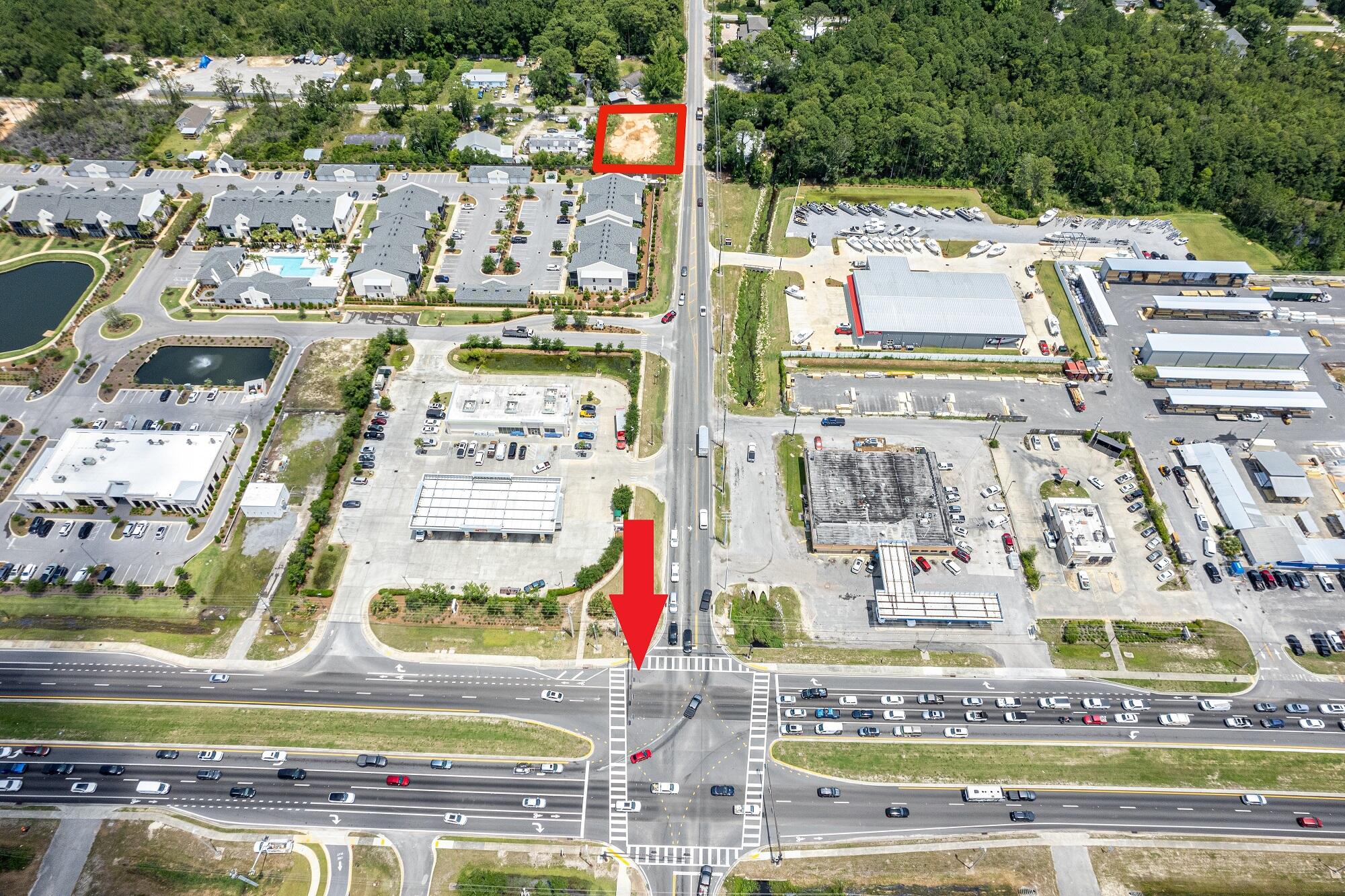 Great location for your business on one of the busiest corners on 98. This lot sits a couple lots back from the intersection of US 98 and CO Hwy 393 N. Visible from 98. VMU Neighborhood use. Seller has gone through previous approvals for a certain type business. Call listing agent for info on zoning. Survey is in docs.. Numerous possibilities for types of businesses on this extremely busy location. 150.40 frontage on 393.