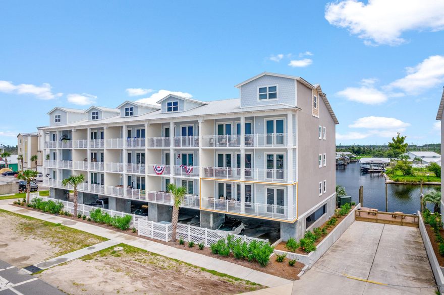 Calling all FISHERMEN, BEACH LOVERS and BOATERS! *CANAL FRONT* *BOAT SLIP INCLUDED* *GULF VIEWS* Completely renovated, 3 Bedroom/2 Bath canal front condo is just a short walk to the sugary, white sand beaches. First floor, end-unit includes private, deepwater boat slip with water, electricity and easy access to the Gulf of Mexico. Unit shows like new and is being sold furnished. Features include luxury vinyl plank flooring, cottage style trim with some floor to ceiling shiplap walls, recessed lighting, brand new ceiling fans and hot water heater, all new exterior windows/doors and granite kitchen countertops. Relax on the balcony with Gulf views. Enjoy community pool, fitness room and BBQ area. Unit includes 1 assigned parking space and designated storage unit. Short term rentals allowed.