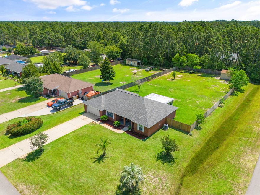 This contemporary home is situated on .70 acres, which is above average for this community! Enjoy the bonus land and all the updates for an attractive price point. The home has been redone with a quality touch throughout. Your inspections will come back so great, that the insurance company is going to throw low premium quotes at you!! THAT is also going to save you money from the fact that this home already has a new roof, new HVAC, and a new upgraded water heater. The updates are seamless throughout the home and you will really feel like this is the one compared to the rest! The home has an EXTRA 4th ROOM which is a great play area, spare room, or amazing OFFICE SPACE!