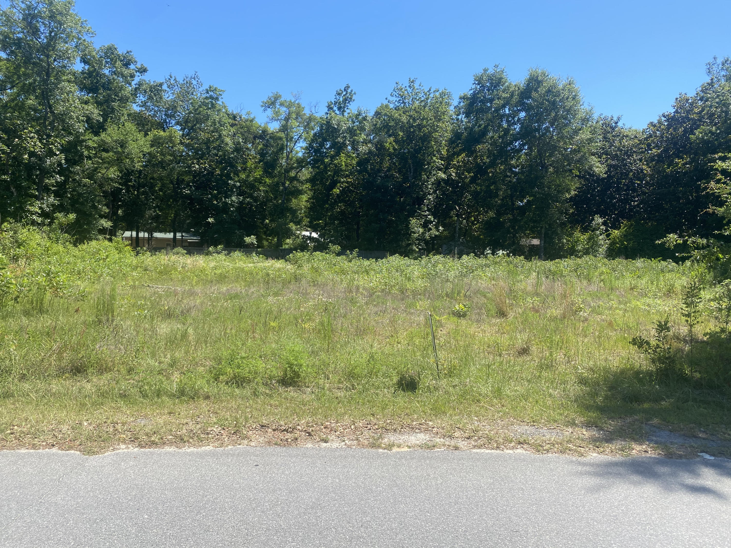 Just over 1/3 of an acre, Magnolia Baye has access to City of Freeport water, will need to be on a septic tank, build your home or have a modular home. This lot already has city water and power pole. Approximately 15 minutes to the beaches of South Walton or Choctawhachee Bay. This lot is under one deed with lot 126 but both are being sold separately.
