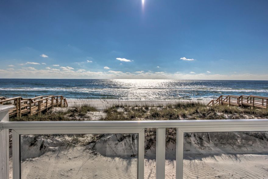 Aptly named ''Coastal Luxury,'' the breadth and depth of planning for this stately residence will leave you in awe from the moment you enter. Directly situated on 34' of Gulf of Mexico frontage, no detail has been spared in the planning and execution of this edifice. Notable features include over 4,000 square feet of thoughtfully designed living space and a private pool overlooking the sugar white sand and turquoise hued waters. Should you utilize the tremendous space for an investment property, guests will be in awe over the luxurious amenities, like new condition, and high-end finishes. The residence is also geographically poised minutes from all of the world-class dining and entertainment venues Pier Park and Scenic Highway 30A have to offer.