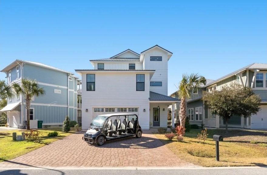 3700 Sq/Ft investment property w/ great rental income projections of $155k+!! Behind the gates of Cypress Breeze Plantation sits this one of a kind5 BR 4.5 BA w/ large game room beach house. This home boasts hardwood flooring, 3 decks, 2 car garage, and exquisite details throughout!  Sits on magnificent one of a kind community resort pool with your own direct entrance from the backyard.  Only a short walk to the sugar white sand and crystal clear emerald waters. A walking path allows easy access to the beach and all the local favorites, including Shunk Gulley Oyster Bar and the colorful community, Gulf Place, where you can eat shop & play.  Selling fully furnished including window treatments, allowing you to capture rental income immediately! Don't miss out on this incredible opportunity!