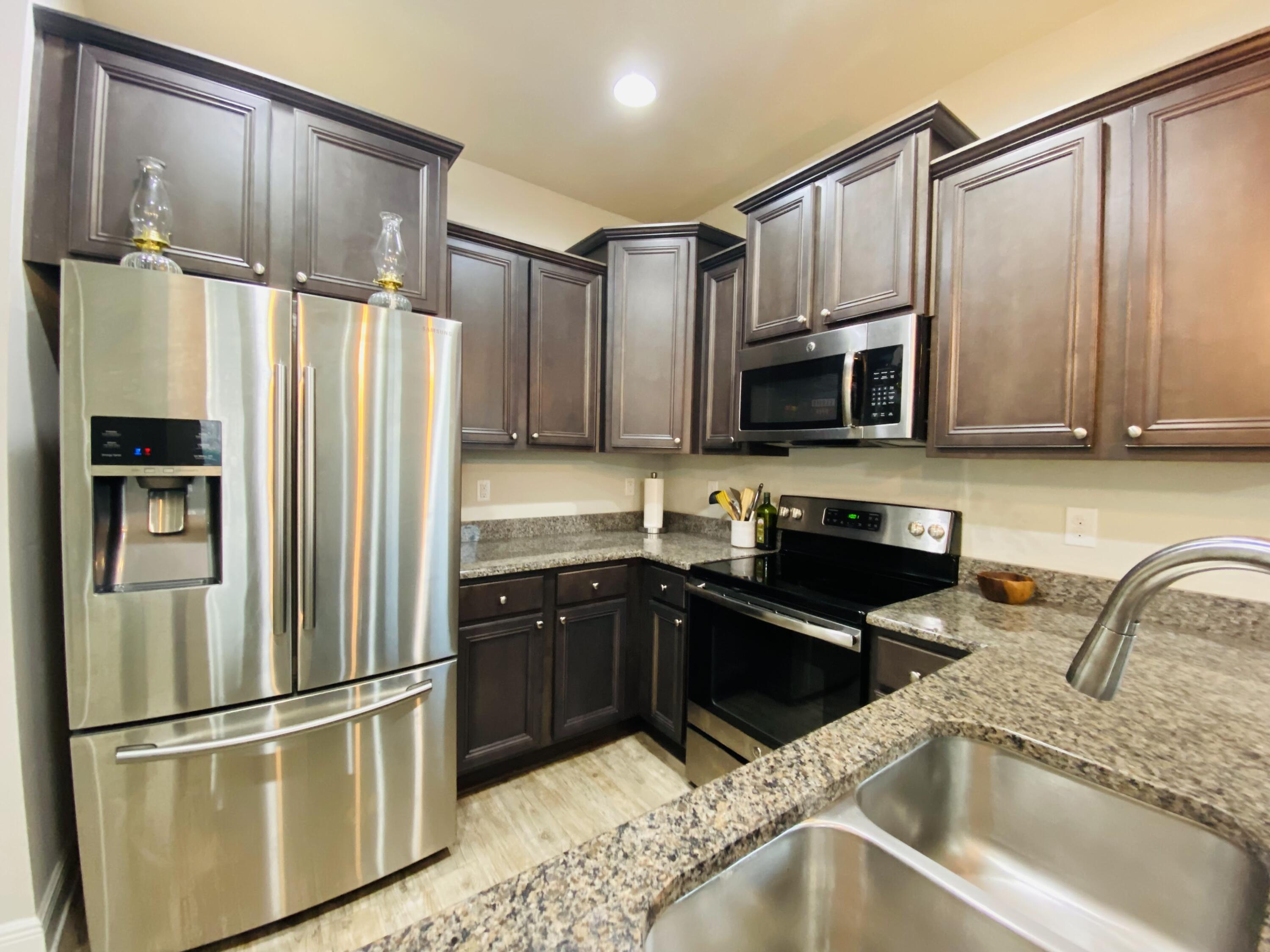 Stunning End Unit Townhome perfected with 3 Bedrooms, 2 1/2 Bathrooms, & 1 Car Garage. On the first floor, you will find an open concept Kitchen with granite countertops, stainless steel appliances, pantry, & a large breakfast bar overlooking the spacious living area. Upstairs you will find the Master suite complete with walk in closet, granite countertops with double vanities, shower, & linen closet. You will also find two additional bedrooms plus an upstairs laundry room.Reserve Pointe offers a glistening Community Pool, Playground, sidewalks, & manicured landscaping. Strategically located approximately 2.7 miles to the Sugar White Beach Sand & Sparkling Emerald Green Waters of the Gulf of Mexico at Navarre Beach. Stay tuned, additional pictures being added to this listing.
