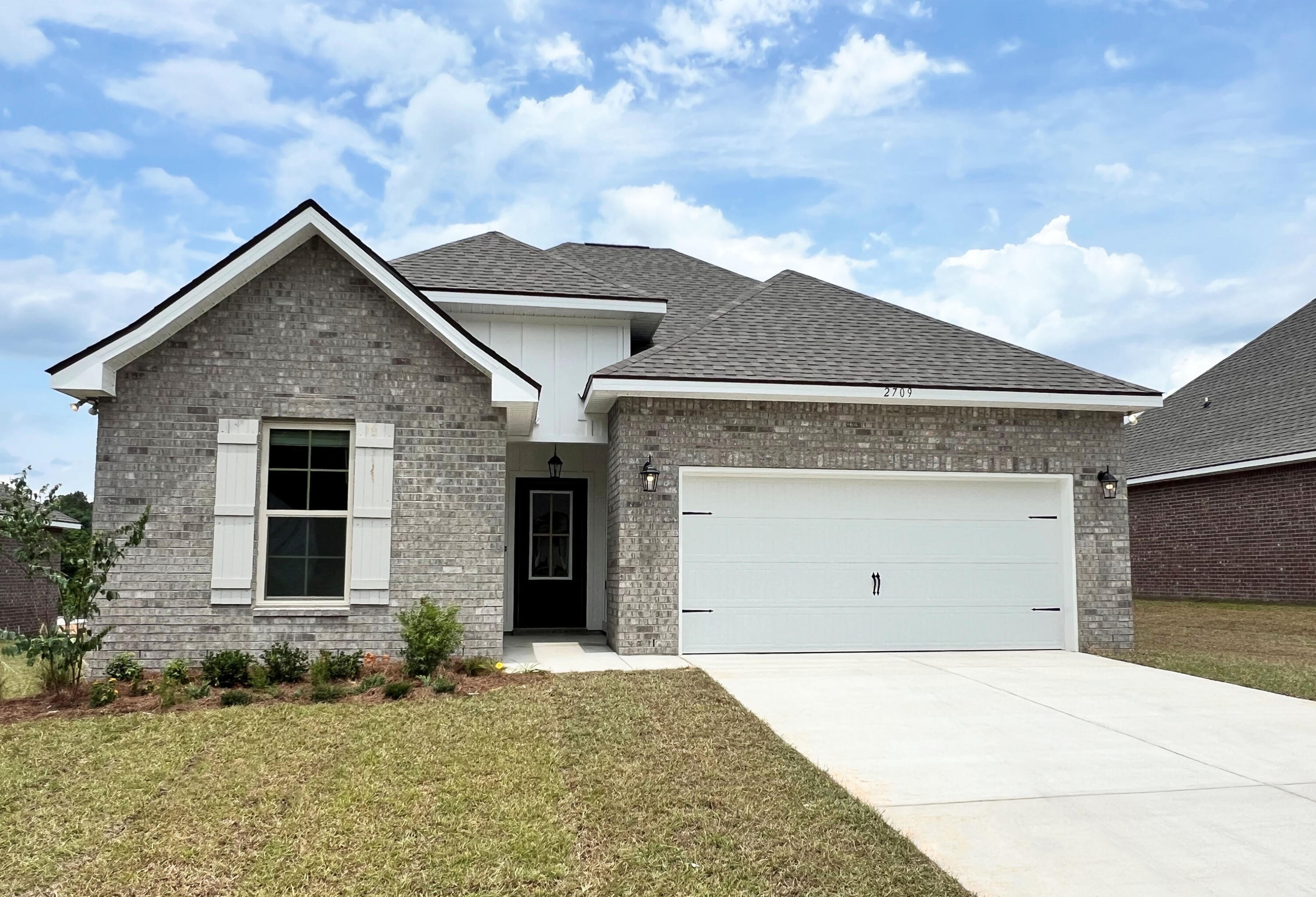 Awesome builder rate plus FREE refrigerator. Restrictions apply.The CEDAR IV G in Young Oaks community offers a 4 bedroom, 3 full bathroom, open design. Upgrades added (list attached).Features: double vanity, garden tub, separate shower, and walk-in closet in master bath, en suite bath in bed 2, double vanity in 2nd bath, kitchen island, walk-in pantry, boot bench in mudroom, covered rear patio, recessed lighting, crown molding, ceiling fans in living and master, custom framed mirrors in all baths, landscaping, architectural 30-year shingles, flood lights, and more!Energy Efficient Features: water heater, electric kitchen appliance package, vinyl low E MI windows, and more! Energy Star Partner.