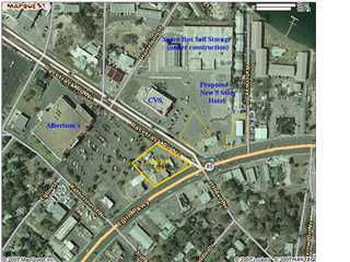 Located in front of Publix. Over 44,500 cars per day on Eglin Pkwy. and 29,000 on Racetrack Rd. Nearby businesses CVS Pharmacy, AutoZone, Marriott, Simply Self Storage, Wood Spring Suites Hotel, and Dollar Tree. 1.7 miles from Eglin Air Force Base land. No tenants presently. Has billboard income.