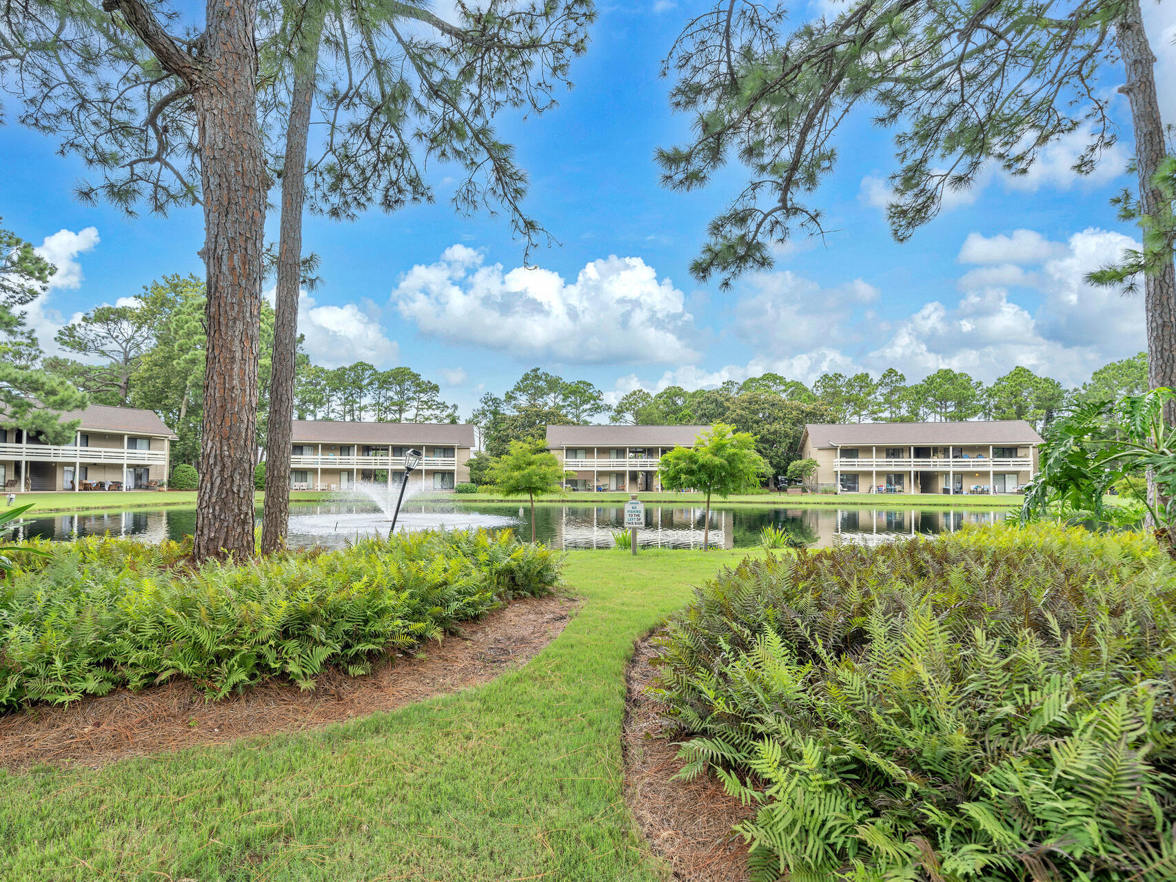 Recently renovated! Nestled inside Seascape Resort which includes over 300 acres of lush greenery with tranquil lakes and 2000 feet of pristine sugar sand beaches, this newly renovated furnished first floor condo provides easy living and convenience of location! Gorgeous and easy to clean, light colored neutral LVP flooring throughout the bedrooms and living space pairs well with the hardy granite counters in the bathrooms and elegant quartz counters in the kitchen. New overhead sleek fans and a designer dining room chandelier create a fresh ambiance. The tiled backsplash in the kitchen and the stainless steel appliances compliment the light wood cabinets. This condo provides enough space for a family to stay spaciously and bring along some of their kid's friends as well. Enjoy sitting on your back porch and looking over the 17th green and Golden Pond or leisurely stroll to the pool. The gated community of Seascape Resort is home to a golf course, tennis and pickleball courts, 5 pools, basketball courts, onsite dining and also has year round events that include music festivals. It is also close to wonderful shopping such as Silver Sands Premium Outlets and Grand Boulevard. World class restaurants such as Acme Oyster House and Emerils are within a few minutes drive.
Following is a list of updates made in 2023:
new flooring, microwave, oven, refrigerator, dishwasher, washer, dryer, light fixtures, overhead fans, bathroom exhaust fans installed with bluetooth music, fresh paint throughout.
New hurricane sliding doors, set of two, installed in 2021 ($13,000.)
All remaining windows to be newly installed in the next one to two months with a cost of $12K
New quartz countertops to be installed ($5K)