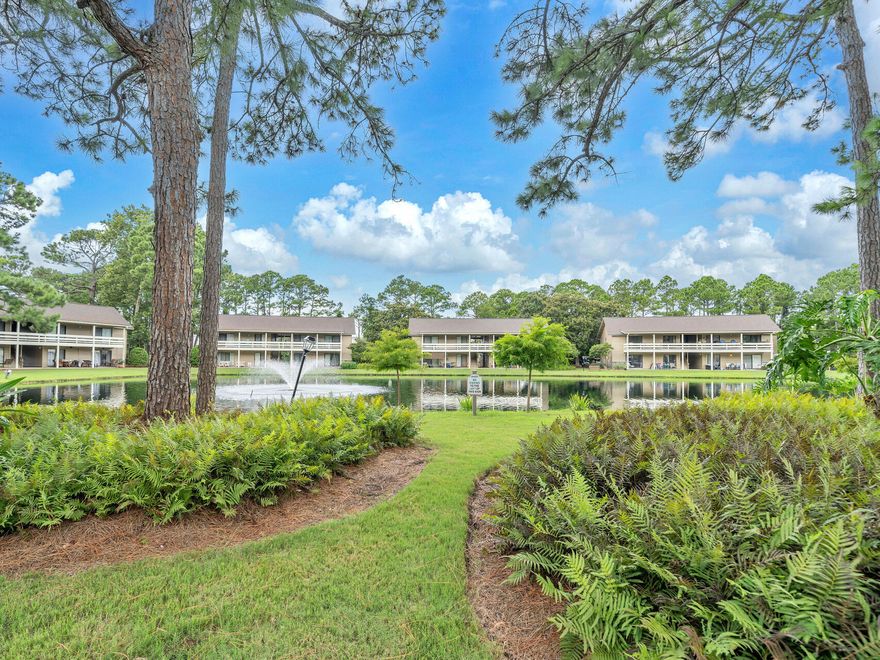 Recently renovated!  Nestled inside Seascape Resort which includes &#65279;over 300 acres of lush greenery with tranquil lakes and 2000 feet of pristine sugar sand beaches, this newly renovated furnished first floor condo provides easy living and convenience of location!  Gorgeous and easy to clean, light colored neutral LVP flooring throughout the bedrooms and living space pairs well with the hardy granite counters in the bathrooms and elegant quartz counters in the kitchen.  New overhead sleek fans and a designer dining room chandelier create a fresh ambiance.  The tiled backsplash in the kitchen and the stainless steel appliances compliment the light wood cabinets.  This condo provides enough space for a family to stay spaciously and bring along some of their kid's friends as well. Enjoy sitting on your back porch and looking over the 17th green and Golden Pond or leisurely stroll to the pool.  The gated community of Seascape Resort is home to a golf course, tennis and pickleball courts, 5 pools, basketball courts, onsite dining and also has year round events that include music festivals.  It is also close to wonderful shopping such as Silver Sands Premium Outlets and Grand Boulevard.   World class restaurants such as Acme Oyster House and Emerils are within a few minutes drive.
Following is a list of updates made in 2023:
new flooring, microwave, oven, refrigerator, dishwasher, washer, dryer, light fixtures, overhead fans, bathroom exhaust fans installed with bluetooth music, fresh paint throughout.

New hurricane sliding doors, set of two, installed in 2021 ($13,000.)

All remaining windows to be newly installed in the next one to two months with a cost of $12K

New quartz countertops to be installed ($5K) 


