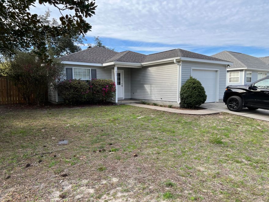 Great family home, this well maintained property has 2 bedrooms and 2 full baths, the master bedroom has an ensuite bathroom along with a good size walk in closet. Home features a comfortable living room with a cathedral ceiling, kitchen with ample storage, laundry room, and a dining area to enjoy family dinners. Per owners, home has a newer roof. Professional photo's coming.