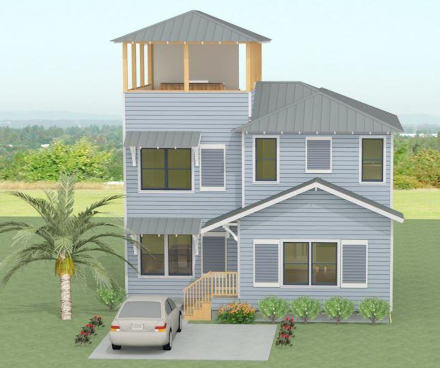 Located in the Heart of Blue Mountain Beach you will find this newly constructed, impeccably designed, Coastal Beach Home located within walking distance to South Walton's beautiful white sandy beaches. This three-story, 1596 square foot property features 3 bedrooms (2 master bedrooms) and 3.5 baths with a 466 square foot third level deck with an exterior kitchenette that consists of a gas grill, refrigerator, and ice maker. There will be granite countertops throughout the entire home with tile showers and glass doors in the bathrooms. This property will also include all black glass stainless steel whirlpool appliances and the flooring will be a wood finished vinyl throughout house. With no homeowners association, this would be considered a prime investment.