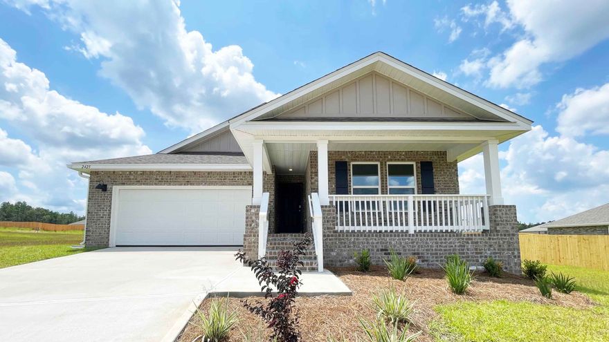 ALMOST MOVE IN READY!  NEW construction in the Highlands community in fast growing N. Crestview. Hard to find nice large homesites. The 'Lakeside' is a FABULOUS brand-new floorplan with a highly desirable relaxed OPEN concept, no wasted space, 5 beds, 3 baths, nice 12 x 9 covered back patio & 2 car garage. Well-designed kitchen, GORGEOUS QUARTZ counter-tops, all stainless appliances, smooth top range, quiet dishwasher, built in microwave, roomy dining area & more. Striking wood-look flooring, plush carpet in the bedrooms. Fabulous amenities & the Smart Home 'Connect' System has several convenient devices. Stylish exterior gives awesome curb appeal. Easy drive to the airport, military base, beaches at Ft. Walton, Destin area & just minutes to golfing.