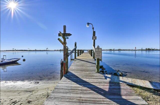 Fantastic location on the beautiful Santa Rosa Sound and this 2 bedroom unit has been updated! New tile floors and great kitchen with all new appliances! Updated bathroom is beautiful with creative tile! Must see for yourself! This unit has a following for short term rentals with income over $20,000. for 2024 even with owner staying much of the time! Beautiful pool and dock area with a grill for picnics! Turn key so you don't have to work to furnish even the kitchen!