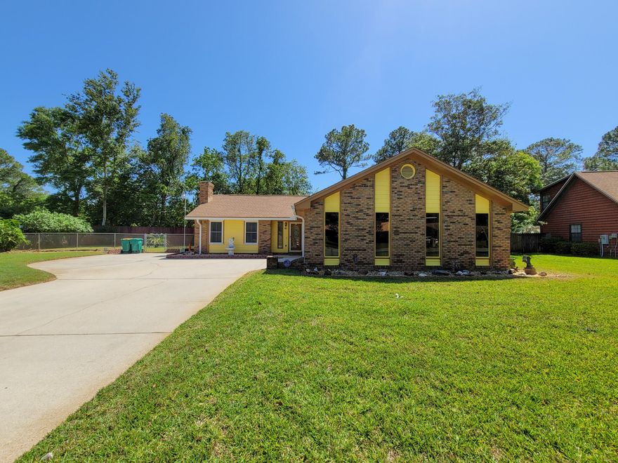 IMPECCABLY MAINTAINED ONE-OWNER BRICK HOME in the Northgate subdivision. Features all throughout the home you just have to see to appreciate! Freshly landscaped front and back yard and extended driveway for boat or RV storage... inside, find a charming living space w/ brick fireplace statement wall and unique plank wood ceiling. Kitchen and dining area are open, but share an extended island w/ cabinetry for additional storage... even room for a breakfast nook in your kitchen! 3 BR and 2 BA are down the hall... the master bedroom has good size walk-in closet + private full bath with shower/tub combo. Full guest bathroom updated with walk in shower. Check out the large Florida Room + Bonus Room + covered back patio!! Backyard is fully fenced and nicely landscaped.... also includes 2 sheds!