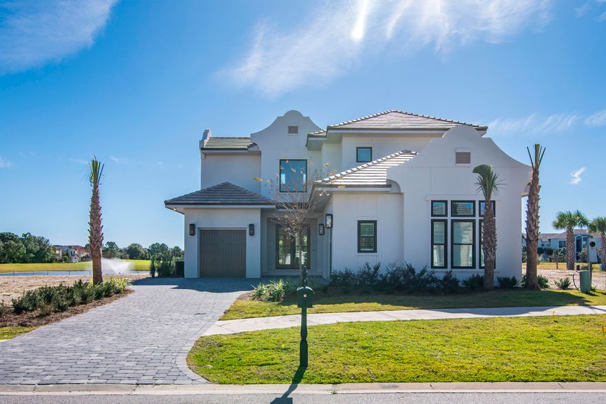 Tradewinds is the newest community in Regatta Bay consisting of 54 homes. The homes will have a West Indies style of architecture with a Dutch influence.  *Watch video to see what it's like to live in Regatta Bay.  The new homes will have a modern flair with custom details, high end finishes, courtyard pool options and lots of outdoor living space.  This beautiful home is under construction and already has all of the designer chosen finishes selected and on order.*designer selections are located in the documents section