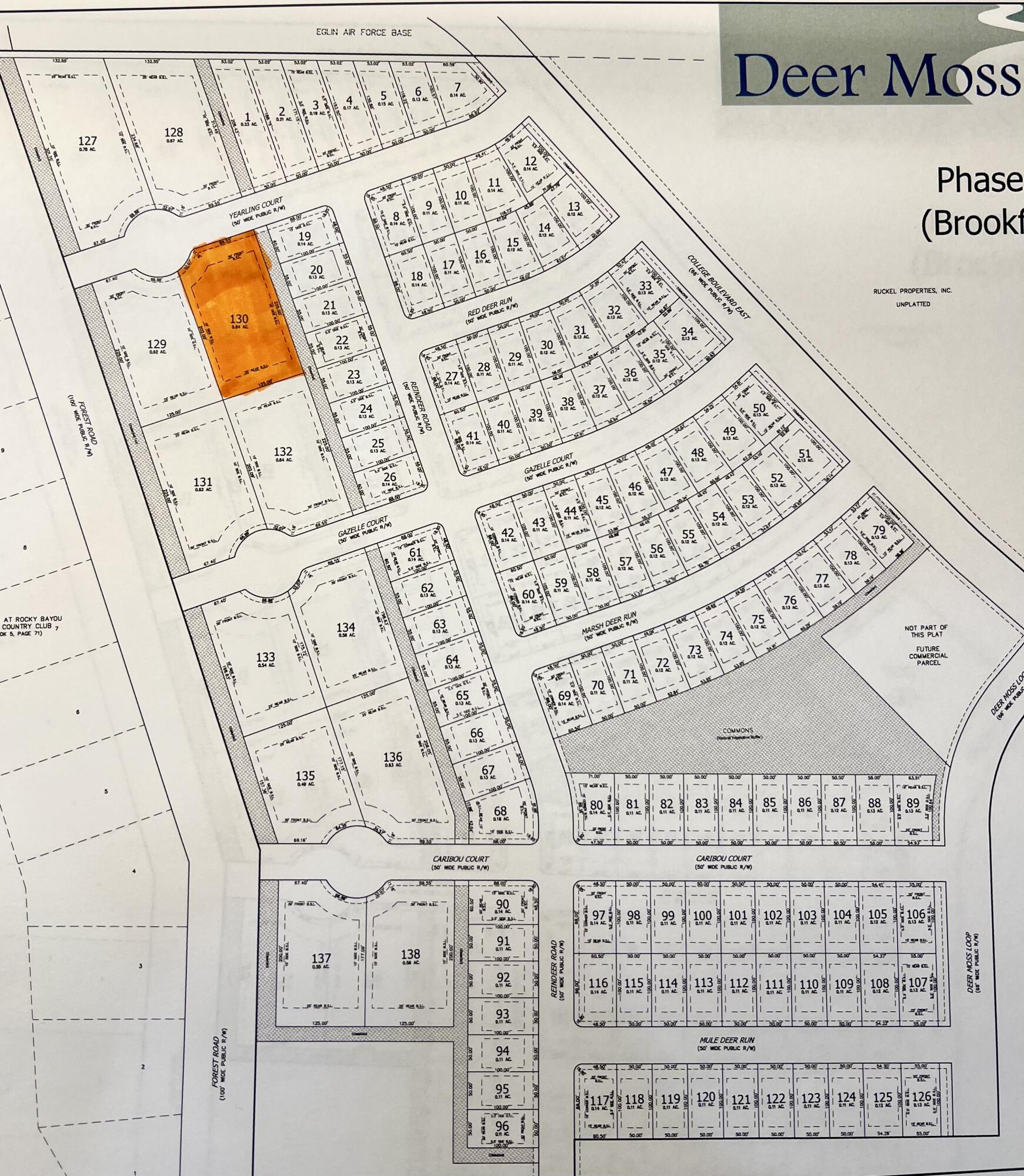 Deer Moss Creek - Land