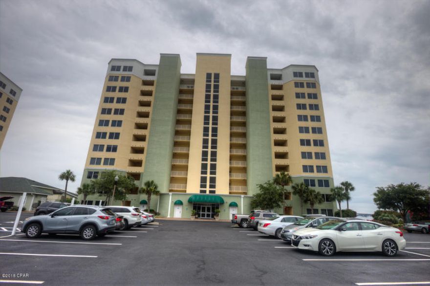 ***LARGE 4 BEDROOM BAY FRONT PENTHOUSE *** HIBISCUS BY THE BAY is one of the most beautiful and unique waterfront developments in our area with luxury living overlooking St. Andrews Bay. This beautiful updated unit has almost three thousand square feet and a large balcony to enjoy the views of the bay, Condo features crown molding, double pane windows, Beautiful Tiled through-out, tray ceiling in the master bedroom, Large tiled shower, double vanity, walk-in closet and Bay front balcony. This gated residential community offers large outdoor pool and spa, tennis court, activity center room and private owners lounge. Separate from Condo, Deep Water Boat Slip and Private Garage can be negotiated. This condo is a must see. All dimensions are approx.