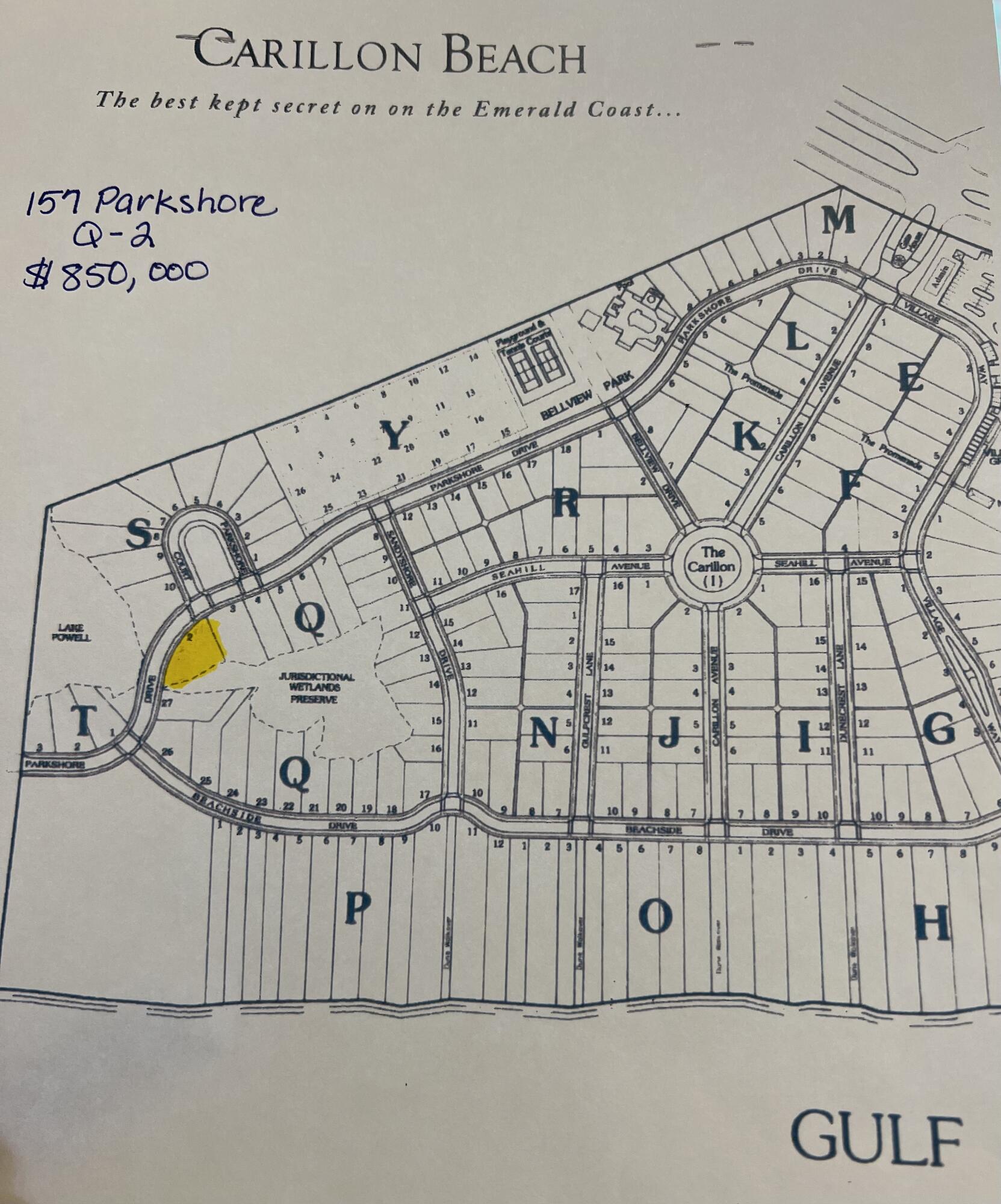 CARILLON BEACH - Land