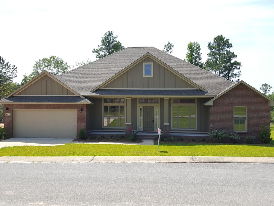 Ready now!Brand new 3086sf home in beautiful Fox Valley. 4 Bed/3 Bath. 2 Car Garage. Spacious 22'x21' Florida Room. Electric Fireplace in Great Room. Wraparound Bar Kitchen layout with 3cm Granite countertops, recessed & pendant lighting, and handmade Maple cabinets with undermount lighting. Full-sized Walk-In Pantry. Ceramic tile in Kitchen, Breakfast Area, Laundry Room, and Bathrooms. Luxury wood vinyl in Foyer and Formal Dining Room. Full-tiled Shower in Master Bath. Rounded corners and arches. High ceilings. Wooden Back Deck. Automated Sprinkler System. Private backyard. Located on Antioch Rd/PJ Adams Pkwy for easy access to military bases.