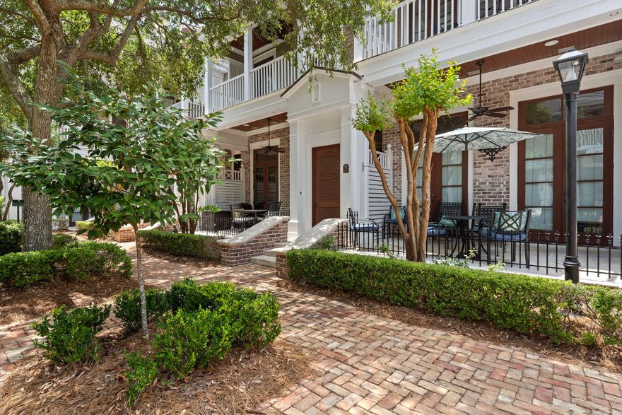 Gorgeous New Orleans Inspired Residence Located Right In The Heart Of Village Of Baytowne Wharf! This 3BR | 3.5BA Townhome Can Comfortably Accommodate Up To 10 Guests. The Main Floor Is Spacious & Open Making It The Perfect Area To Entertain. Featuring Viking & Samsung Appliances, Granite Countertops, Gorgeous Mahogany French Doors, Wine Fridge, Limestone Tile Floors & A Large Private Front Porch For Relaxing. The Second Floor Level Offers A 2nd Floor Master Bedroom With Ensuite, Additional Guest Bedroom With Shared Balcony, Full Bath & Laundry. The Third Floor Master Bedroom Features Private Balcony, Walk-In Closet, Double Sided Fireplace That Is Perfectly Situated Between The Master Bedroom & Bathroom. The Bathroom Is Beautifully Tiled With Double Vanity, Soaking Tub & Separate Shower.