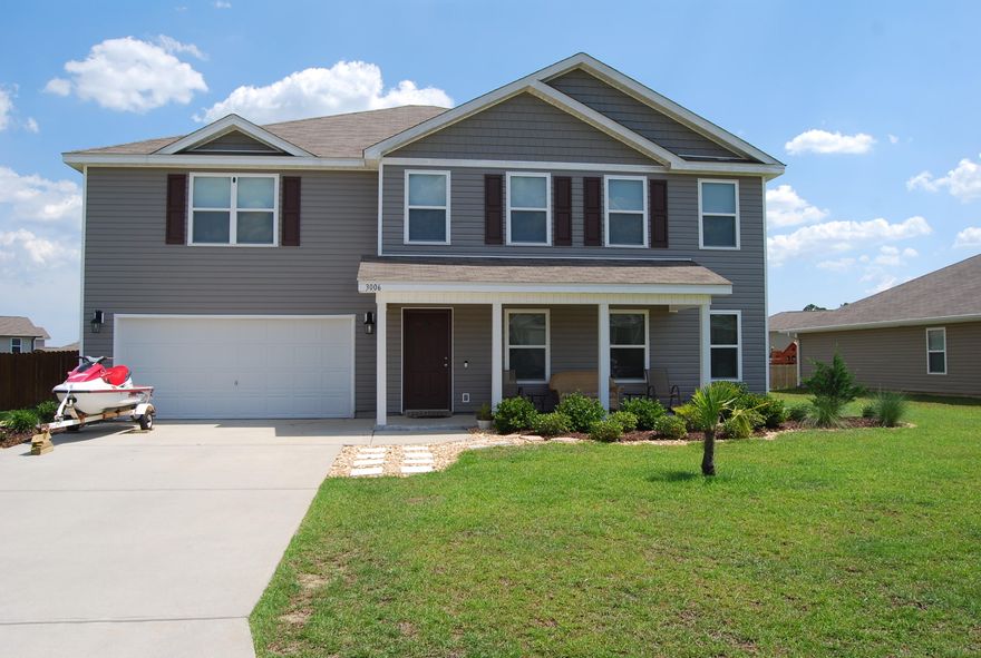 BEAUTIFUL 5 BEDROOM HOME ON THE SOUTH SIDE OF CRESTVIEW WITH EASY ACCESS TO MILITARY BASES. LARGE SPACIOUS FLOOR PLAN WITH 4,166 SQUARE FEET OF LIVING AREA. IN-GROUND GUNITE SWIMMING POOL AND SPA FOR THE HOT SUMMER DAYS, BETTER YET GAS HEATED FOR WHEN THE WEATHER TURNS COOLER. TAKE A BREAK IN THE PERGOLA FOR SOME SHADE AND ENJOY YOUR FAVORITE BEVERAGE. INSIDE THE HOME FEATURES A FORMAL DINING ROOM, A LARGE GREAT ROOM OPEN TO A SPACIOUS KITCHEN WITH LARGE ISLAND GREAT FOR ENTERTAINING, ALSO A LARGE PANTRY, DESK AREA AND A GOOD SIZE LAUNDRY ROOM. THE MASTER SUITE IS DOWNSTAIRS WITH MASTER BATH FEATURING A WALK IN CLOSET, DOUBLE VANITIES AND A SEPARATE SHOWER. UPSTAIRS HAS A HUGE FAMILY ROOM/BONUS ROOM, FOUR BEDROOMS AND TWO FULL BATHS. THERE IS A TWO CAR GARAGE, PRIVACY FENCED