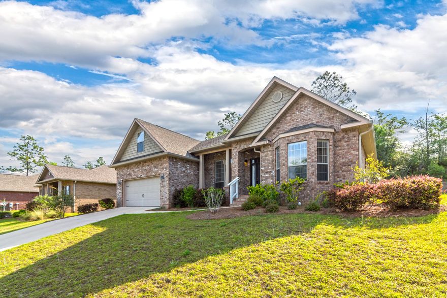 Home inspection, survey are available. Ready for a quick closing. Seller will assist with closing costs with acceptable offer. Stunning 4 bedroom 2 bath home plus office located in south Crestview with all the upgrades you could ask for. Located within 30 minutes of the local bases, beaches, and shopping centers this beauty is ready for you to call it home. As you walk in you will right away notice the ample space through out great for entertaining and large families. There is a office/studio room to the right, formal dining room to the left,a kitchen with breakfast nook that opens into a large living room. The kitchen boasts plenty of cabinet and granite counter space for all your cooking needs. Your master suite is large and has a section just